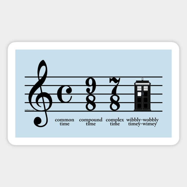 Wibbly-wobbly timey-wimey Magnet by tuditees